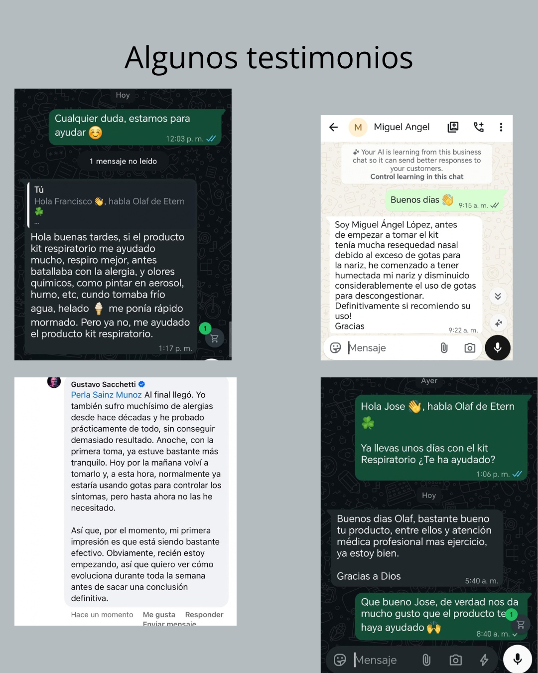 Kit Respiratorio contra alergias